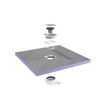 Jackon Insulation - Jackon Duschwanne Zum Verfliesen Aqua Centré 1000x1000x40mm + Waagerechter Siphon Im Set Gratis (4512088 + 4512007)