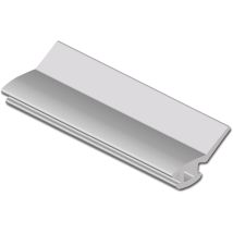 Covison - Dichtungsprofil Für Halteprofil Hart-pvc Isostar, Kunststoff Weiß