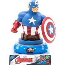 Lampada Da Comodino Led 3d Capitan America