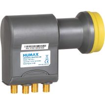 Humax LNB 106 Gold Quattro – Hochwertiger Quattro-LNB für Satellitenempfang – Leicht und tragbar – Nachhaltige Produktion