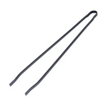 Kaminzange aus schwarz lackiertem Stahl – H 57 cm x Ø 10 mm – 2 Jahre Garantie