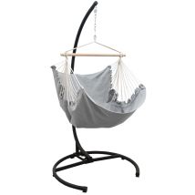 Amanka - Chaise Suspendue Exterieur Xl - 155x125 Fauteuil Suspendu - Balancelle De Jardin