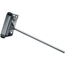 Fridavo Feder-Türschließer 15 f. für Türen bis 35 kg vernickelt Hebellänge 220 mm