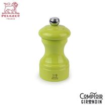 Peugeot Bistro Molinillo De Sal Pistacho 10 Cm Madera Lacada