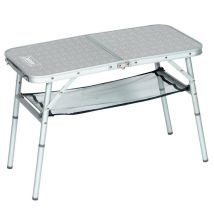 Mesa multialtura 80 x 40 cm – Compacta y ligera – Estructura de aluminio – Ideal para camping y picnics