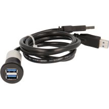 Schlegel - 2 X Usb 3.0 Buchse A - 2 X Usb 3.0 Stecker A Rrj2usb3sw150 Inhalt: 1 St.
