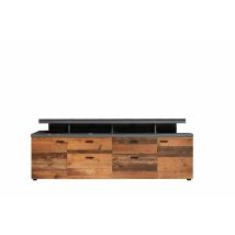 Trelleborg Mood Tv-schrank Grau Matt 180 Cm