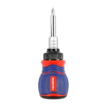 WORKPRO – Juego de destornilladores de carraca 11 piezas – Puntas de cromo vanadio – Barra de extensión ajustable 130-170 mm