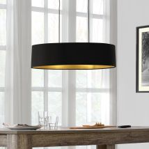 Lux.pro Lámpara Colgante - Moderna - Diseño - Altura 132 Cm - Iluminación Interior - Luz Efectiva - Negro - 2x E27
