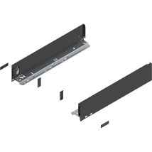 Blum - Legrabox Pure H N Schubladenschienen Set 1 Paar 40kg 600mm Tip On Vollauszug Carbonschwarz