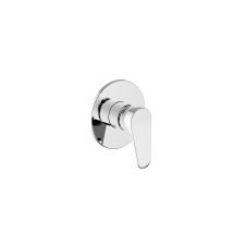 Teorema Rubinetteria - Serie T-line Miscelatore Monocomando Completo Incasso Doccia Cromo