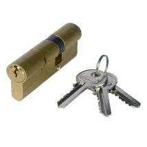 Cilindro in ottone 40x40 mm – 3 chiavi – Alta durabilità e resistenza alla corrosione – Ironmint