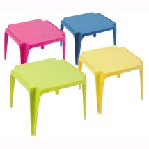 Tavolo In Resina Per Bimbi Baby 55x50x44 Cm Colori Assortiti
