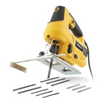 Powerplus Scie Sauteuse Électrique De 800 W Powx0362 - Scie Sauteuse Filaire À Patin Réglable 3000 Min-1 - Avec 12 Accessoires