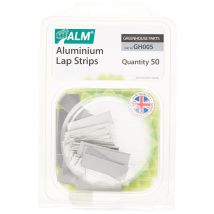 ALM – Aluminium Lap Strips – 40 x 12 mm – Pack of 50 – Ideal for Glazing Repairs