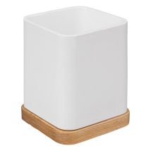 5five Simply Smart - Zahnbürstentopf Aus Kunstharz Naturéo Weiß - 5five