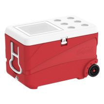 Duramax - Deluxe Icebox Keep Cold Ghiacciaia Portatile Con Ruote Rosso 80l