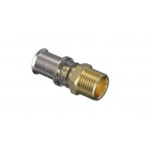 Wavin Raccord De Transition Ag M5 25 X 1'' Pex 4064271 Tigris