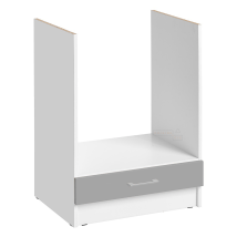 Mueble Para Horno Empotrado Eco Gris Brillo L 60 Cm