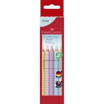 Matite Pastello Faber Castell Jumbo Grip, 5 Colori