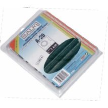 Grapas omega galvanizadas – 200 piezas – 20x11 mm – Diámetro 2 mm