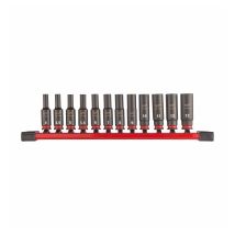 Milwaukee Shockwave Schlagnuss-satz 1/4'' Lang 12 Tlg. Auf Schiene Techtronic Industrie (11070)