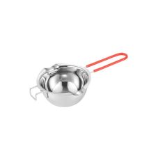 Creuset Pour Bain-marie,480ml Chaudières Universelles En Acier Inoxydable,avec Poignée Résistante À La Chaleur,fond Plat,pour La Chauffage Du Lait