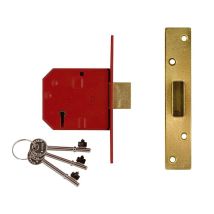 Union - Y2134e-sc-3.00 2134e 5 Lever Bs Mortice Deadlock Satin Chrome Finish 79.5mm 3in Visi Unny2134ec30