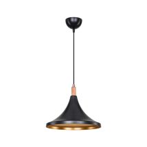 Lampada A Sospensione Kano Nero Oro Asz1564