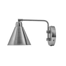 B-Ware House Doctor Wandleuchte Wandlampe Licht Lampe Silber Game L 30 Cm Gebürstet