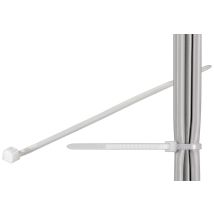 Presilla estándar transparente 368 mm – 100 unidades – Color blanco