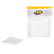 Tampons d'essuyage – Abrasif et papier de verre – Matériau cible, Fixation de l'abrasif, Longueur, Largeur, Matières, Forme abrasif – HPX