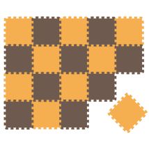 18 Piezas Alfombra Puzzle Para Bebés Y Niños - 30x30 Suelo Goma Eva Tapete Juego