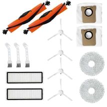 Kit De Rechange Pour Aspirateur Robot Xiaomi X20+/x10+/x10 Plus : Brosse, Filtre Et Sac À Poussière