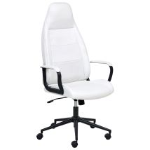Beliani - Bürostuhl Mit Cremefarbenem Stoffbezug Drehbar Höhenverstellbar Mit Armlehnen Für Das Homeoffice Oder Arbeitszimmer Traditionell Und Modern