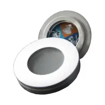 Elro Dl83a - Recessed Spotlight Support, Round Format, Aluminum Color In & Out