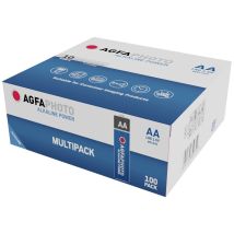 Agfa - Photo Power Lr6 Batteria Stilo (aa) Alcalina/manganese 1.5 V 100 Pz.