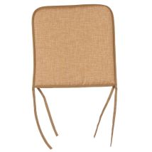 Stuhlkissen mit Schleifen – 38 x 38 cm – 2,5 cm – 70% Polyester, 30% Baumwolle
