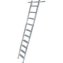 Krause – Scala a Gradini per Scaffalature – 10 Gradini in Alluminio – Altezza di Lavoro 3600 mm – Carico Massimo 150 kg