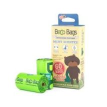 Beco Pets – Eco-Friendly Poop Bags – 60 Count – Biodegradable Plastic – Mint Scented