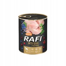 Rafi Nassfutter Für Hunde Mit Wachtel, Blaubeeren Und Preiselbeeren 800 G