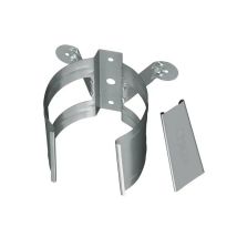 Collier De Descente Acier Ø90 Mm – Gris Ral 7011