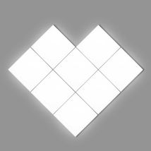 Cuore Figura Decorativa Led 28w 1600lm 4000k 54x64cm 7hsevenon Deco
