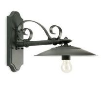 Livos Außenwandleuchte Applikat linea antique grau – Aluminiumdruckguss – E27 – IP43 – 30 cm Breite – 35 cm Höhe – 49 cm Tiefe
