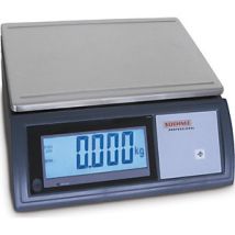 Bilancia da cucina compatta Soehnle – Display grande – Campo di pesatura massimo 45 kg – Precisione 1 g – Acciaio inox