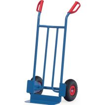 Sackkarre H.1150mm Schaufel-l150xb400mm Luft-bereifung Trgf.250kg Blau - B1115l - Fetra