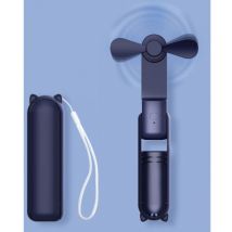 Linghhang - Pocket Fan, Mini Portable Hand Fan, Usb Rechargeable Battery Operated [14-21 Hours], Quiet Foldable Personal Fan With Power Bank, 