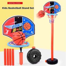 Support De Panneau De Basket-ball Réglable Pour Enfants Et Ensemble De Cerceau Cadeau Pour Enfants