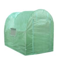 Monster-Shop – Polytunnel Greenhouse 3m x 2m – Heavy-Duty PE Cover, Galvanised Iron Frame, 2 Windows, Easy Access