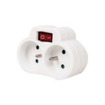 Multipresa Con 2 Prese Con Interruttore Gao 3680 W